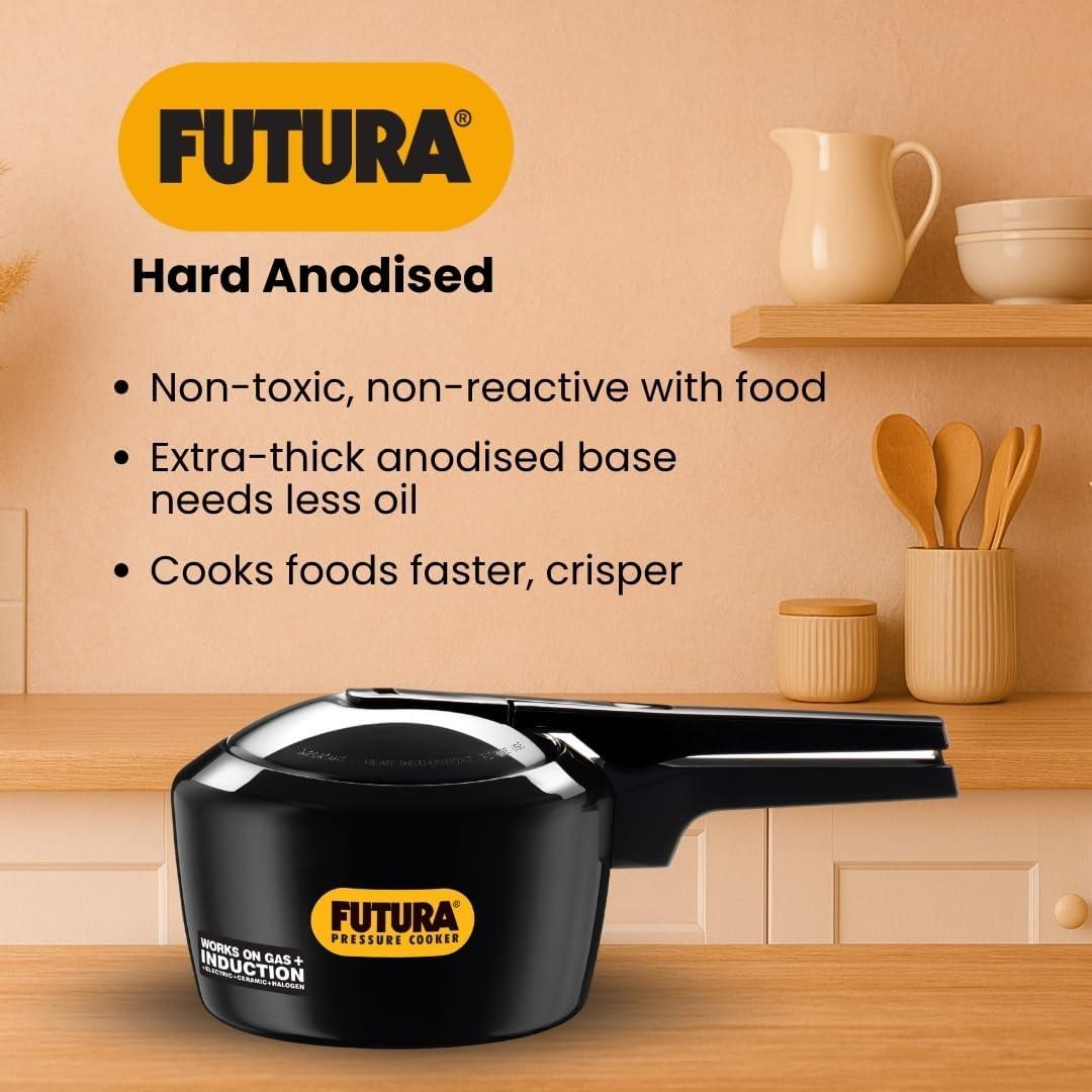 image:imageFUTURA PRESSURE COOKER 2 Liter GRAY21 Quarts