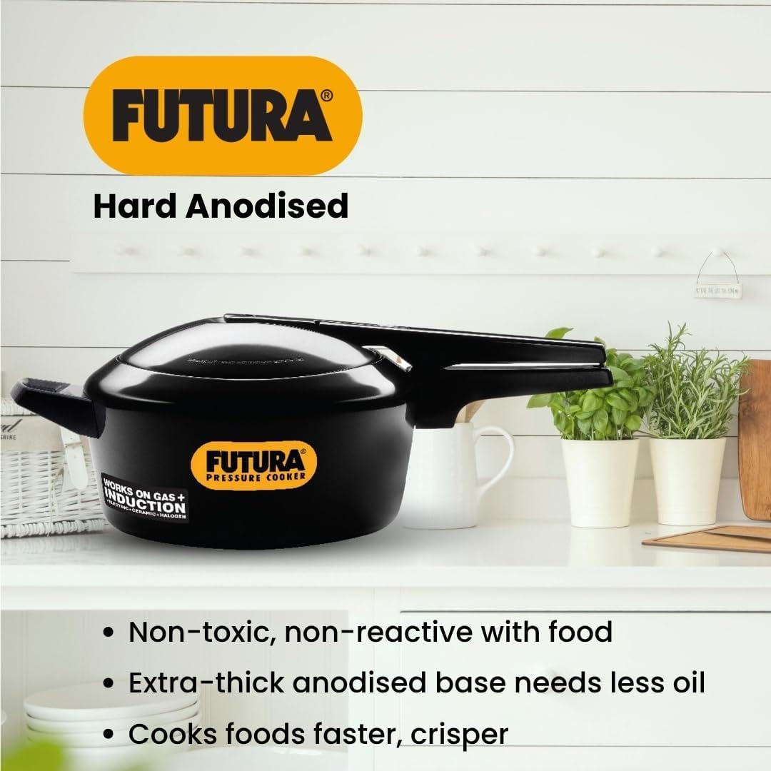 image:imageFUTURA PRESSURE COOKER 2 Liter GRAY42 Quarts