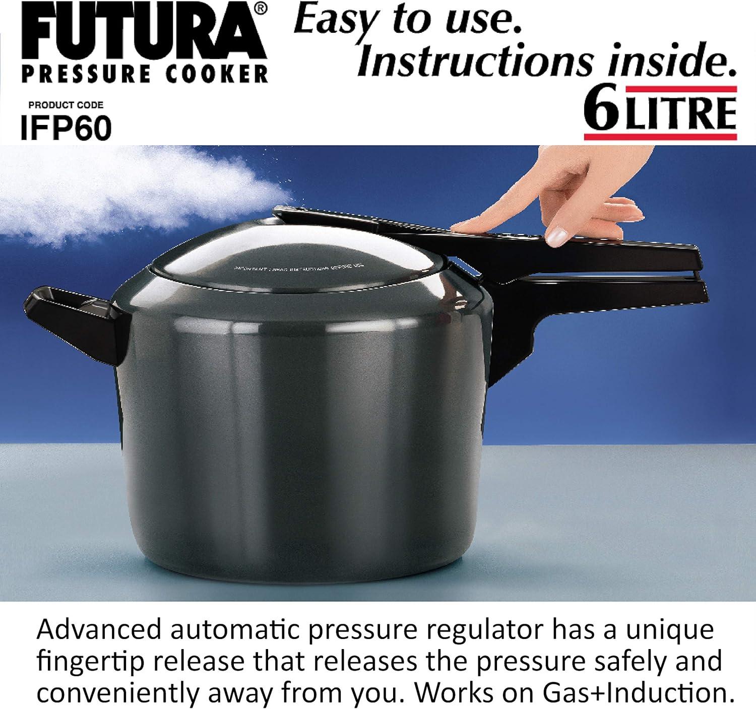 image:imageFUTURA PRESSURE COOKER 2 Liter GRAY63 Quarts