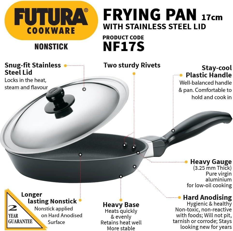 image:imageFutura NonStick Frying Pan with Lid 18cm