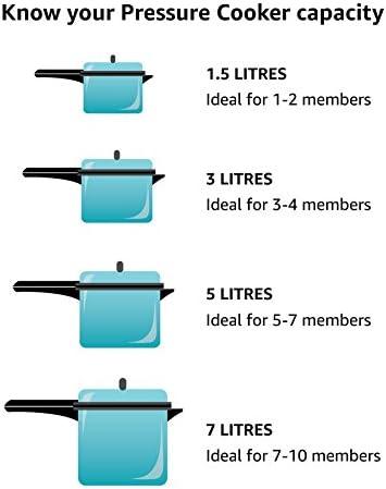 image:imageFutura Stainless Steel 4L Pressure Cooker Induction Compatible58 Quarts