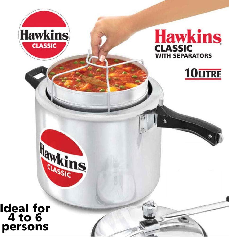 image:imageHAWKINS CL51 Pressure Cooker 5 L WITH SEPERATOR Silver106 Quarts