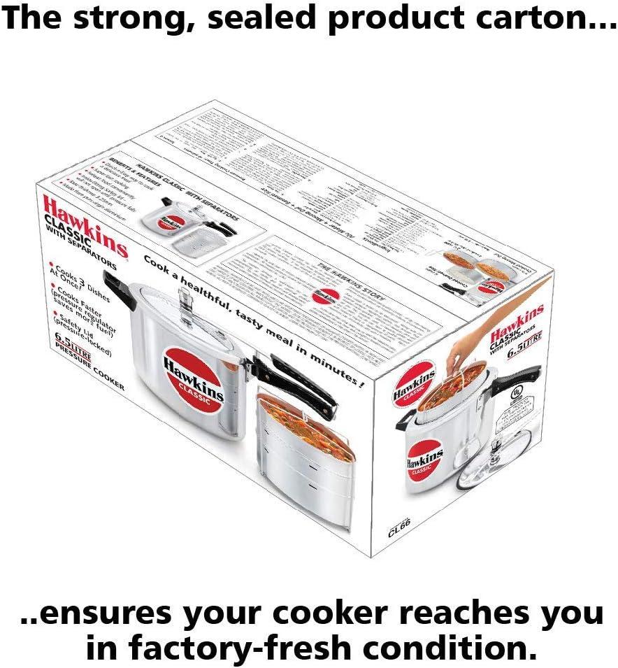 image:imageHAWKINS CL51 Pressure Cooker 5 L WITH SEPERATOR Silver69 Quarts