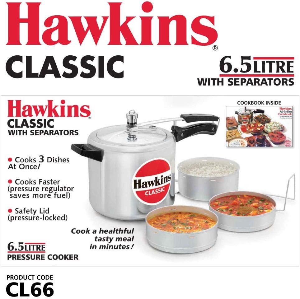image:imageHAWKINS CL51 Pressure Cooker 5 L WITH SEPERATOR Silver69 Quarts