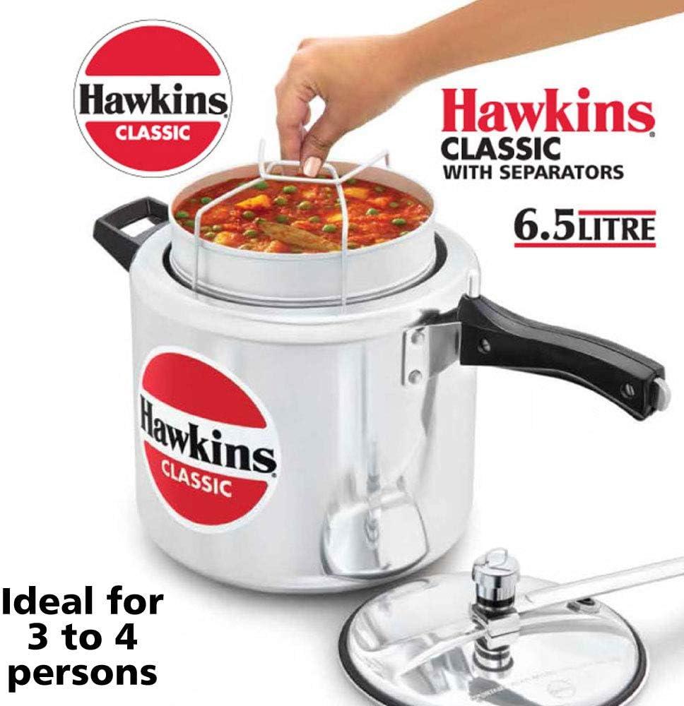 image:imageHAWKINS CL51 Pressure Cooker 5 L WITH SEPERATOR Silver69 Quarts