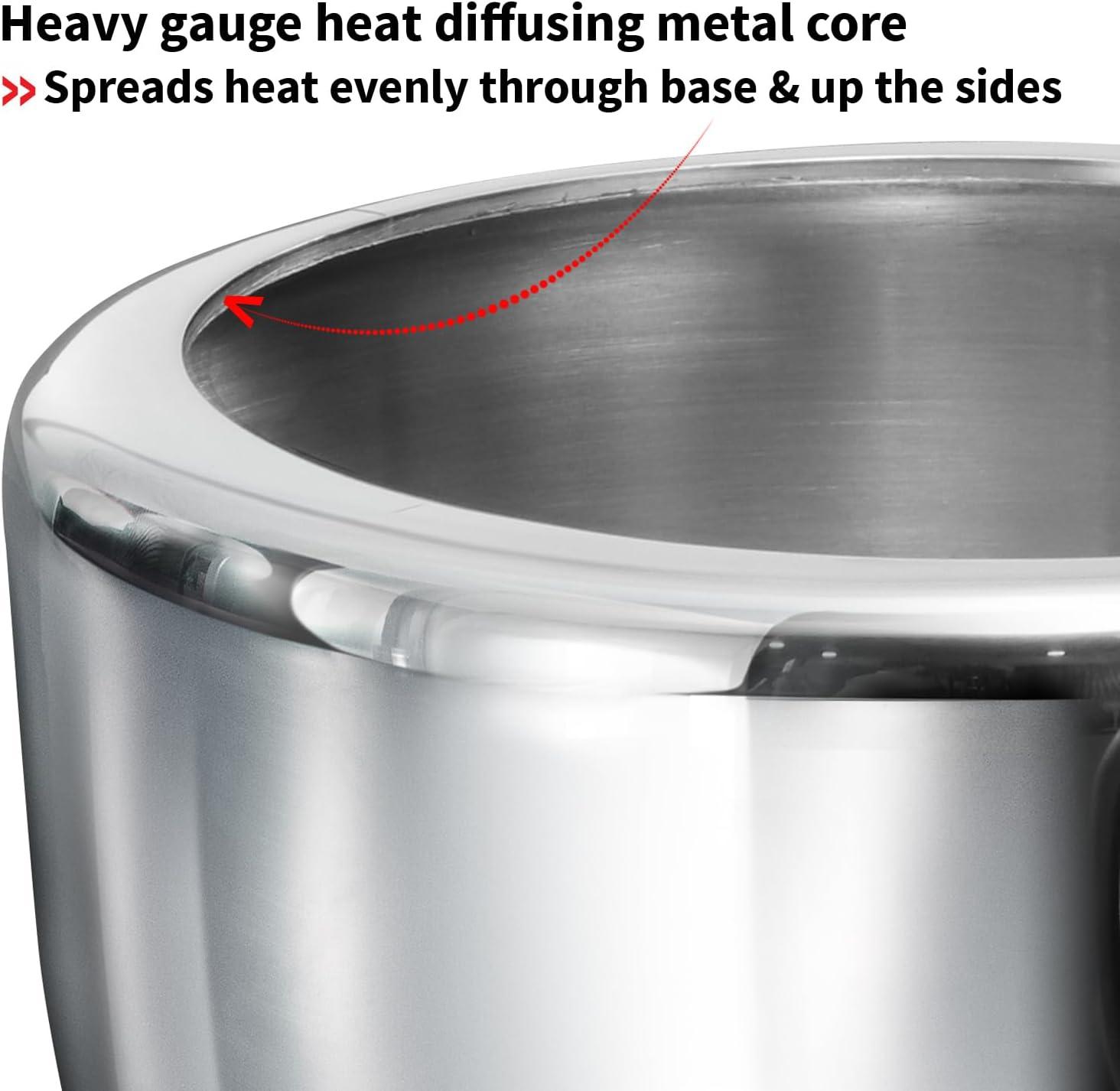 image:imageHawkins 35 Litre Triply Stainless Steel Pressure Cooker Inner Lid Cooker Silver HSST3548 Quarts