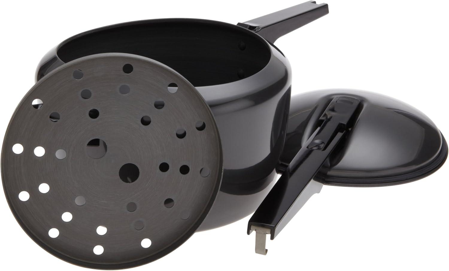 image:imageHawkins Futura 9 Litre Pressure Cooker Hard Anodised Pressure Cooker Big Cooker Black FP9074 Quarts