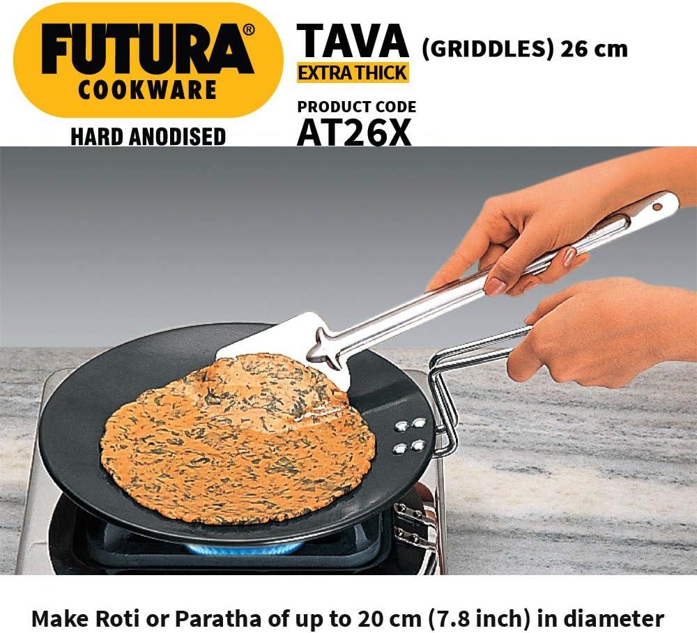 image:imageHawkins Futura Hard Anodised Tava 26 cm 488 mm Black10635mm Thick