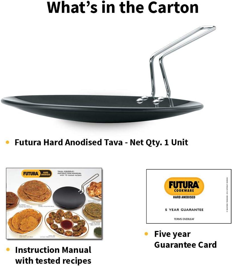 image:imageHawkins Futura Hard Anodised Tava 26 cm 488 mm Black10635mm Thick