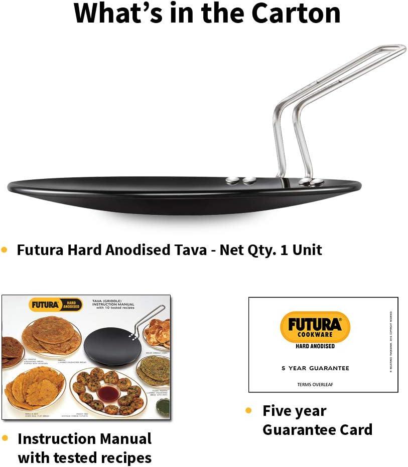 image:imageHawkins Futura Hard Anodised Tava 26 cm 488 mm Black95 Inch