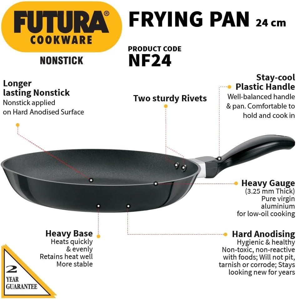 image:imageHawkins Futura NonStick Frying Pan 26cm Black