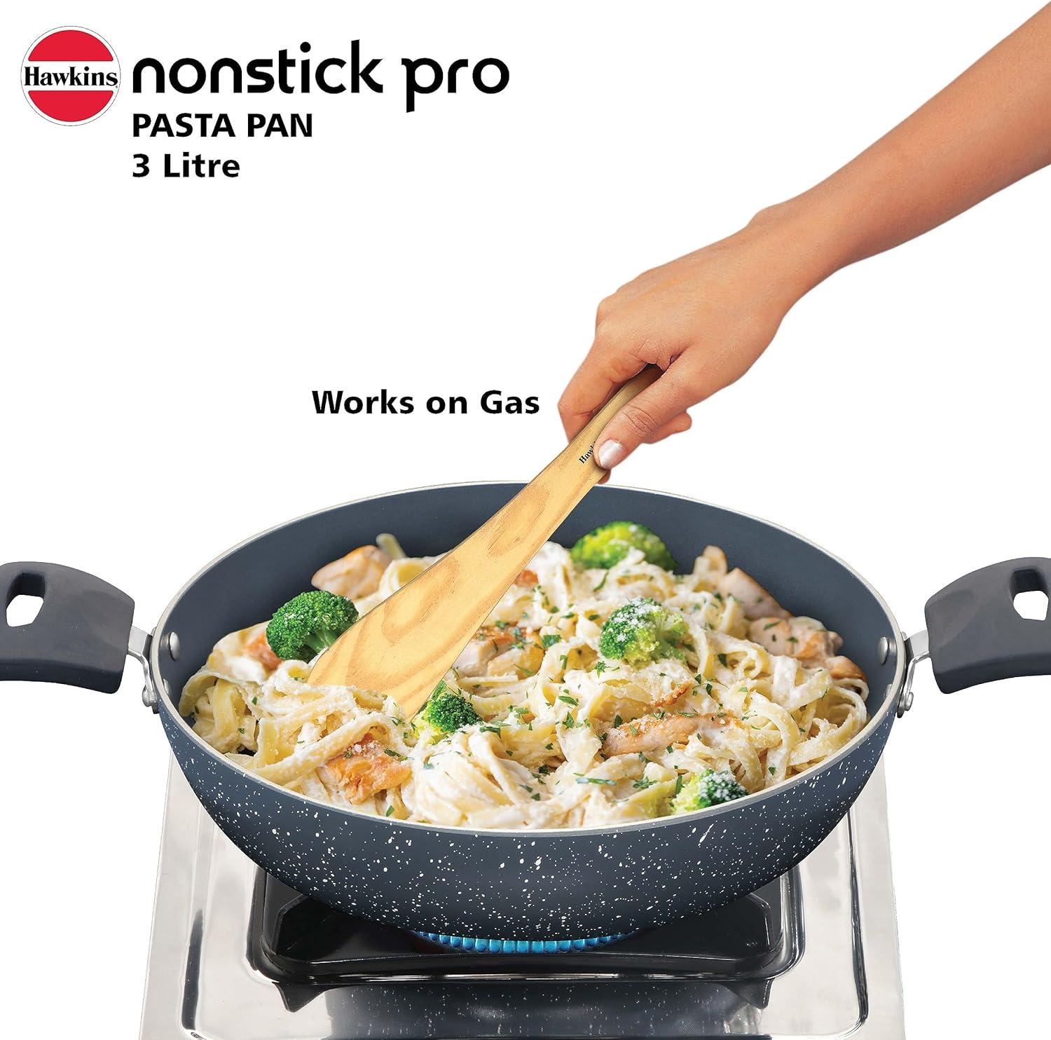 image:imageHawkins Nonstick Induction Pasta Pan 26 cm Diameter Granite Fry Pan Blue ICP26G