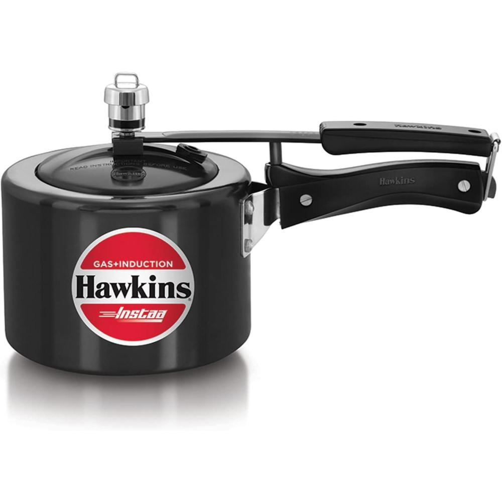 image:imageHAWKINS 2 Litre Instaa Pressure Cooker Induction Inner Lid Hard Anodised Black