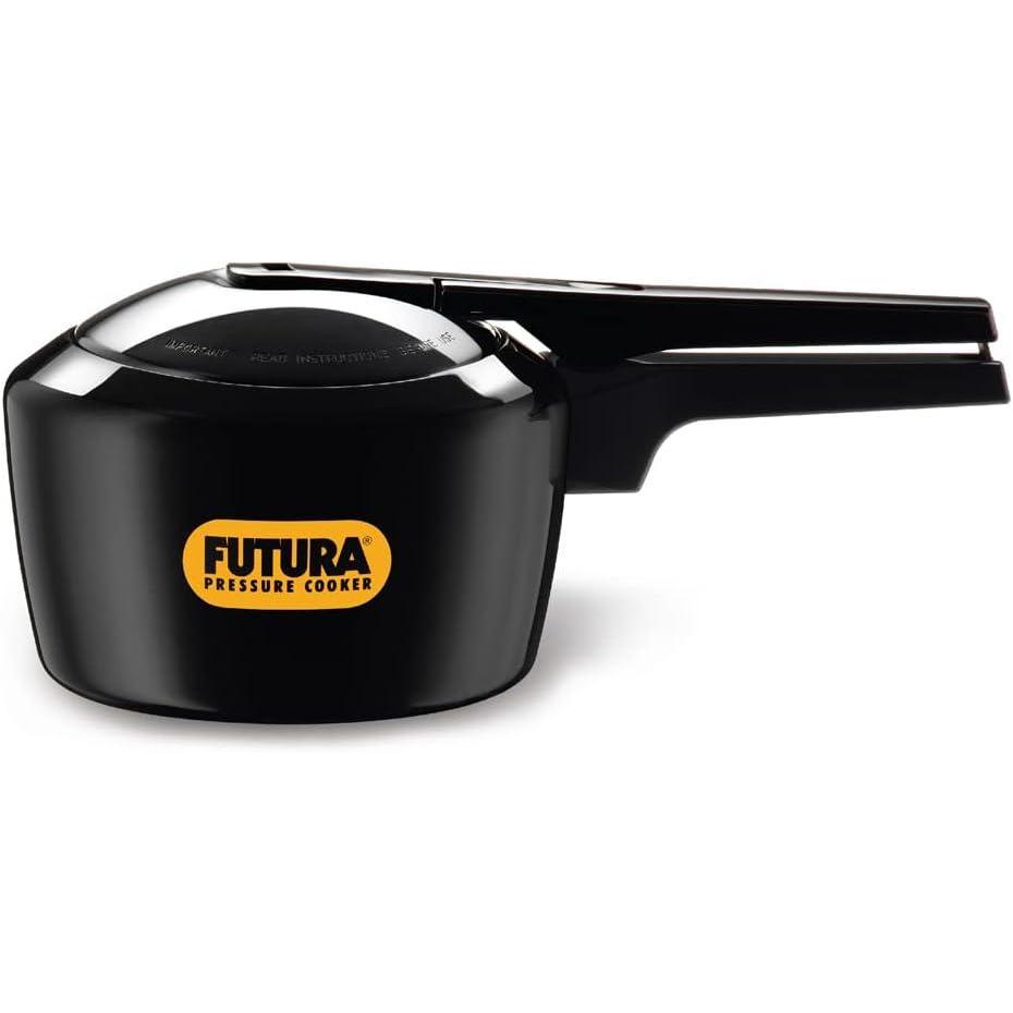 image:imageHawkins Futura 9 Litre Pressure Cooker Hard Anodised Pressure Cooker Big Cooker Black FP9021 Quarts