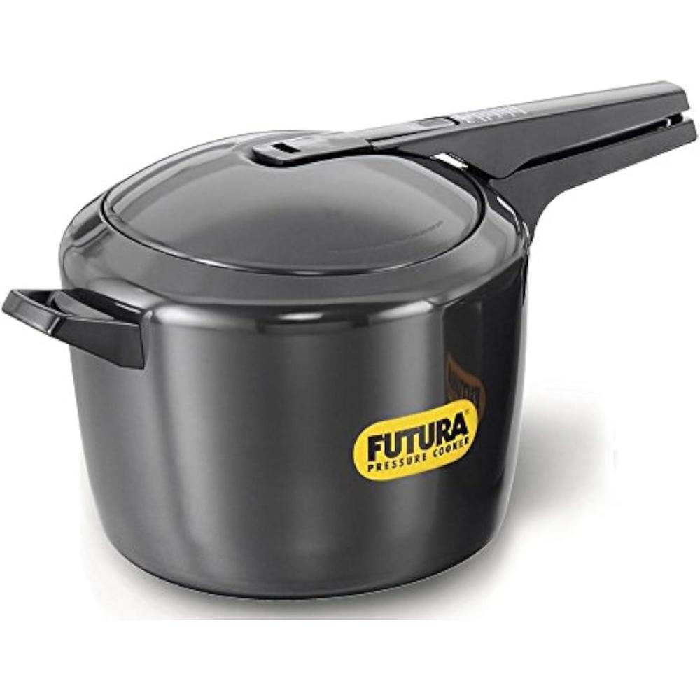 image:imageHawkins Futura 9 Litre Pressure Cooker Hard Anodised Pressure Cooker Big Cooker Black FP9095 Quarts