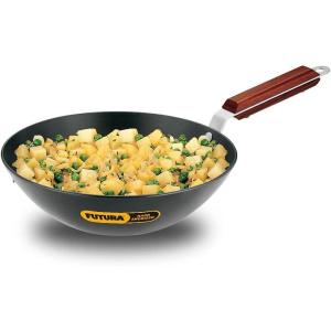 image:imageFutura Hard Anodised Flat Bottom DeepFry Pan 25 Litre L20