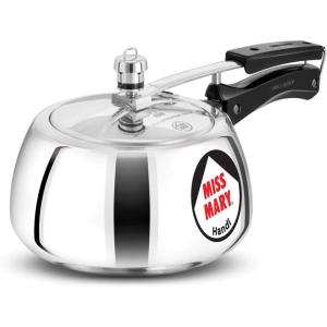 image:imageHawkins 3 Litre Miss Mary Handi Pressure Cooker Inner Lid Cooker Silver MMH30 Aluminium