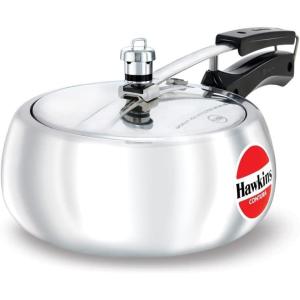 image:imageHawkins 4 Litre Contura Pressure Cooker Handi Inner Lid Cooker Silver HC4037 Quarts