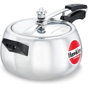 image:imageHawkins 4 Litre Contura Pressure Cooker Handi Inner Lid Cooker Silver HC4053 Quarts