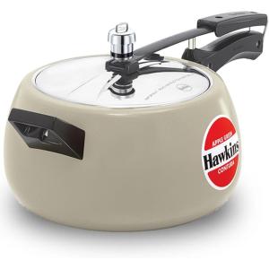 image:imageHawkins 5 Litre Contura Pressure Cooker Ceramic Coated Handi Inner Lid Cooker Tomato Red CTR50Apple Green