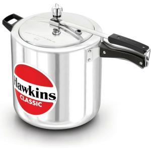image:imageHawkins Aluminium 8 Litre Classic Pressure Cooker Tall Design Inner Lid Cooker Big Cooker Silver Cl8T127 Quarts