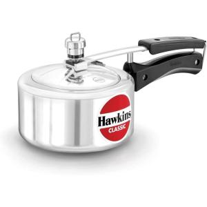 image:imageHawkins Aluminium 8 Litre Classic Pressure Cooker Tall Design Inner Lid Cooker Big Cooker Silver Cl8T16 Quarts