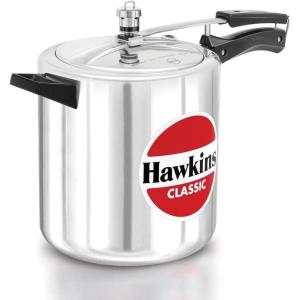 image:imageHawkins Aluminium 8 Litre Classic Pressure Cooker Tall Design Inner Lid Cooker Big Cooker Silver Cl8T85 Quarts