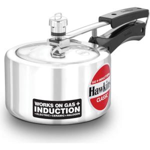 image:imageHawkins Aluminium Classic Pressure Cooker Induction Inner Lid Cooker Pan Cooker Best Cooker Silver Icl50 5 LitreSilver