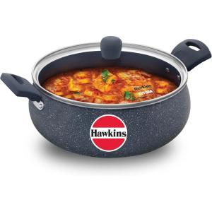 image:imageHawkins Ceramic Nonstick Handi 5 Litre Induction Biryani Pot Granite Casserole ICH50G