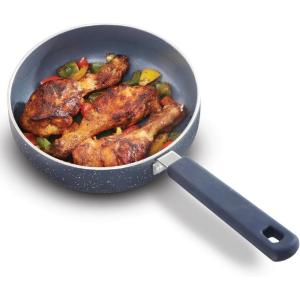 image:imageHawkins Ceramic Nonstick Induction Frying Pan 16 cm Diameter Granite Omlette EggFish Fry Pan Blue ICF16