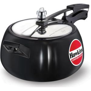 image:imageHawkins Contura Black Pressure Cooker 5 Litre Black CB5053 Quarts