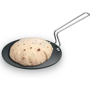 image:imageHawkins Futura 26 cm Tava Non Stick Tawa with Stainless Steel Handle Black NT2685 Inch
