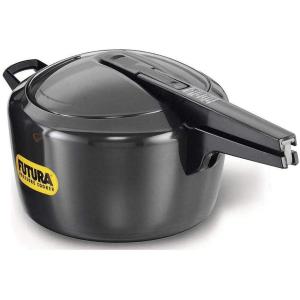 image:imageHawkins Futura 9 Litre Pressure Cooker Hard Anodised Pressure Cooker Big Cooker Black FP9053 Quarts