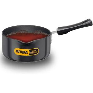 image:imageHawkins Futura Cookware Hard Anodised Ezee Pour Saucepan 2 Litre 55 IN Black