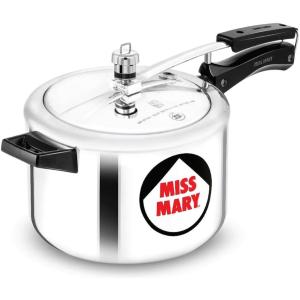 image:imageHawkins Miss Mary Aluminum Pressure Cooker Silver 5 Litres