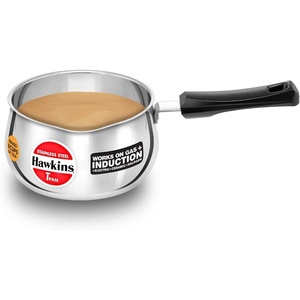 image:imageHAWKINS 2 Litre Tpan Stainless Steel Tea Pan Induction Sauce Pan Chai Pan Saucepan Silver SST20