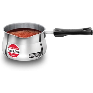 image:imageHawkins Tpan Stainless Steel Tea Pan Induction Sauce Pan Chai Pan Saucepan Silver SST15 15 Litre