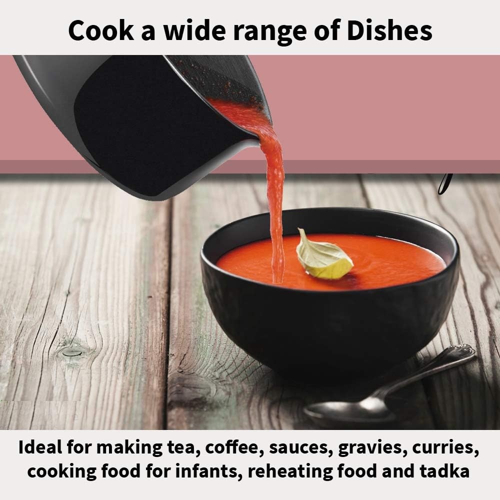 image:imageHawkins Futura 15 Litre Saucepan Hard Anodised Sauce Pan Induction Saucepan Small Sauce Pan Black IAS15