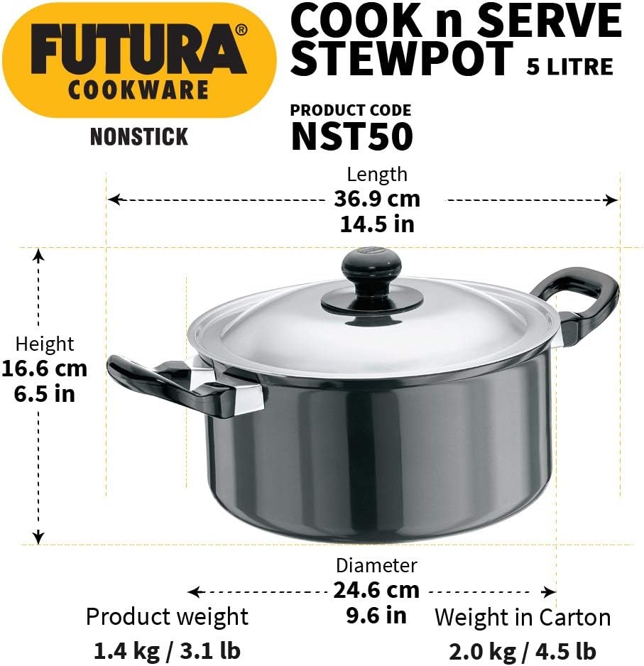 image:imageHawkinsFutura NonStick Stewpot Patila 5 Liter
