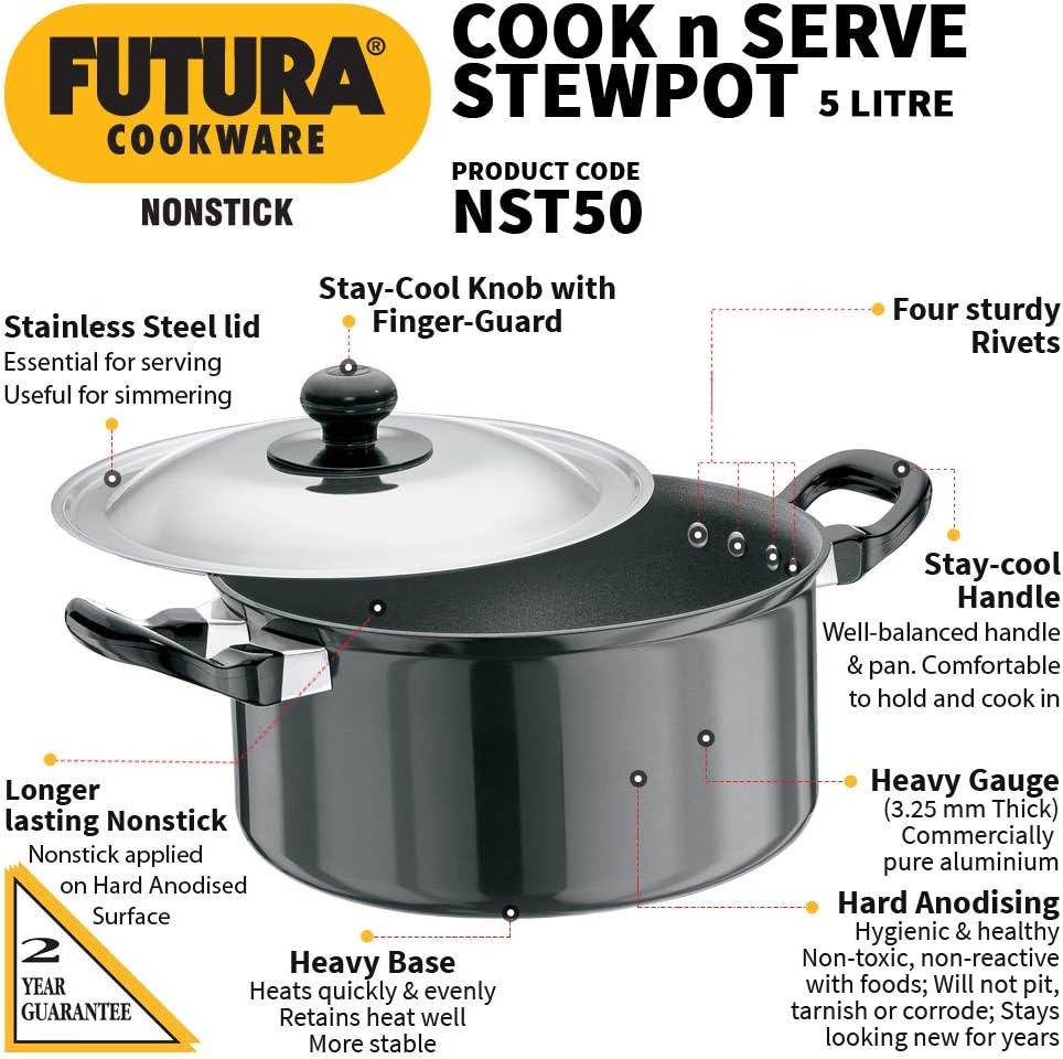 image:imageHawkinsFutura NonStick Stewpot Patila 5 Liter