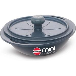 image:imageHAWKINS 075 Litre Mini Casserole with Lid Round Series DieCast pan for Cooking Reheating Serving and Storing Grey MCRG75