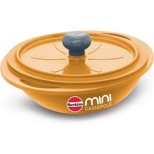 image:imageHAWKINS 075 Litre Mini Casserole with Lid Round Series DieCast pan for Cooking Reheating Serving and Storing Yellow MCRY75