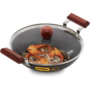 image:imageHawkins Futura Fish Fry Kadhai with Glass lid 25 ltr