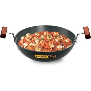 image:imageHawkins Futura Hard Anodised Round Bottom DeepFry Pan22cm15 Litres